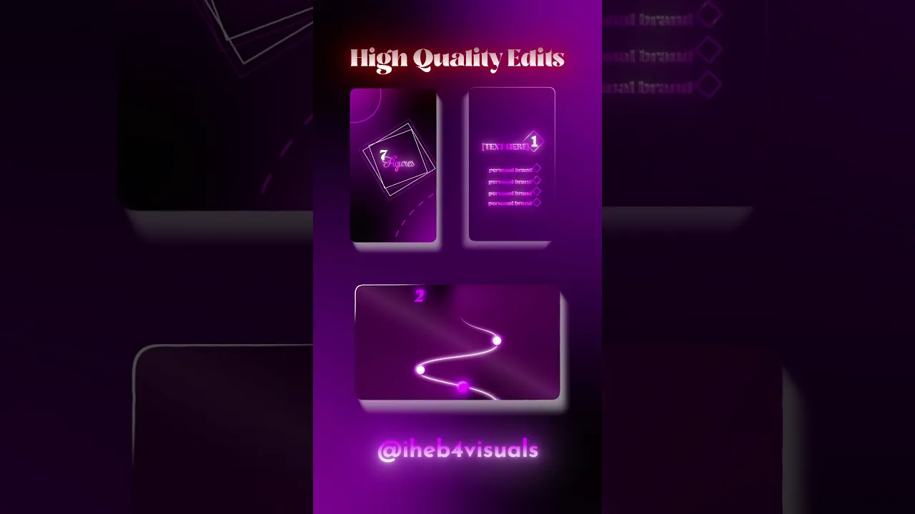 3 High Quality Edits