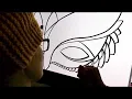 Drawing a masquerade ball mask using Wacom Cintiq screen tablet - Sandy Pell