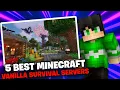 5 BEST MINECRAFT VANILLA SURVIVAL SERVERS IN 2025 1080P
