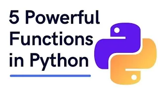 5 Most Powerful Functions in Python Useful and makes lengthy programs Easy to code