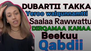 Shammaran Walqunnamtti Saalaa Yeroo Rawwattu Maal Gochuu Qabdii Dhirtii Hoo 