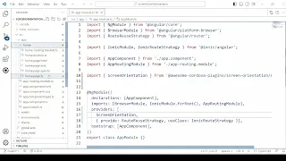 Ionic 6 Angular - Screen orientation