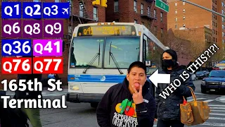 MTA Q1 Q2 Q3 Q6 Q8 Q9 Q36 Q41 Q76 Q77 bus action 165 St Terminal