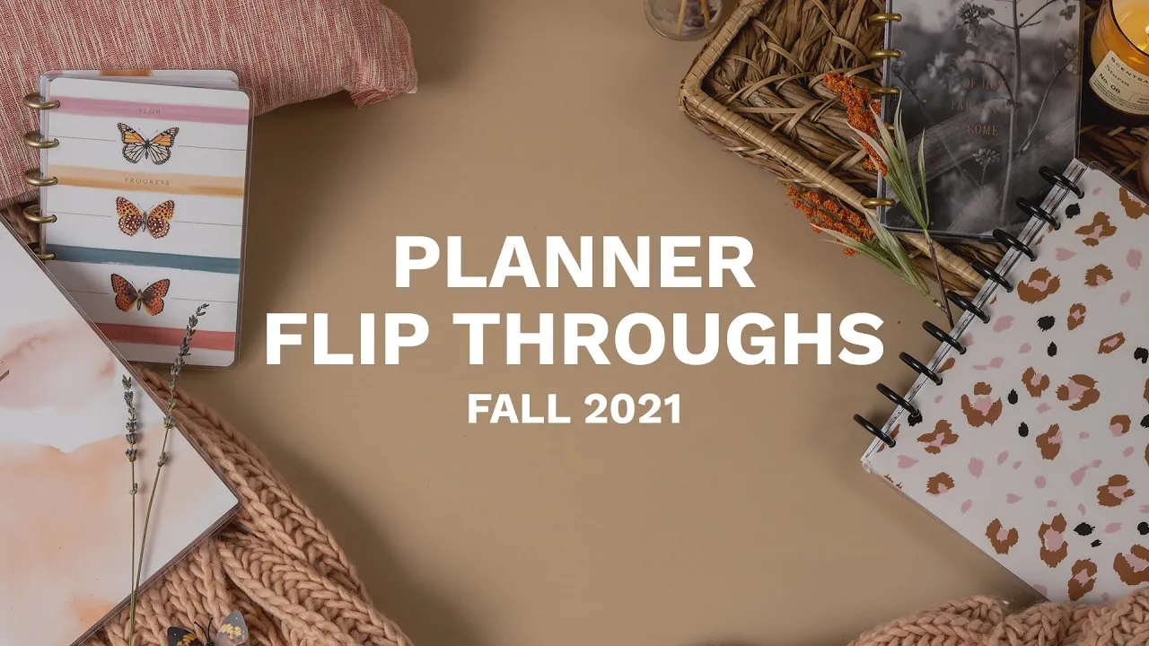Fall 2021 Planners from The Happy Planner!