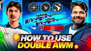 How To Use Double AWM Without Reload -Tips And Tricks With Troll - #freefire #freefiremax
