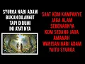 Lagu SYURGA NYA NABI ADAM ITU BUKAN DI LANGIT! TAPI DI BUMI! INI ARGUMEN LOGIS DAN AYAT NYA