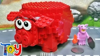 레고 빨간 돼지 저금통 40155 저금 장난감 조립 리뷰 Lego Piggy Coin Bank