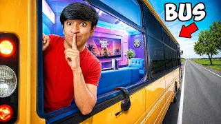 I Built a Gaming Setup Inside a Bus