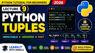 Python Tuples Masterclass 2026 Go From Beginner to Job-Ready Lecture 9
