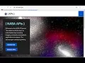 NASA APIs - api nasa gov