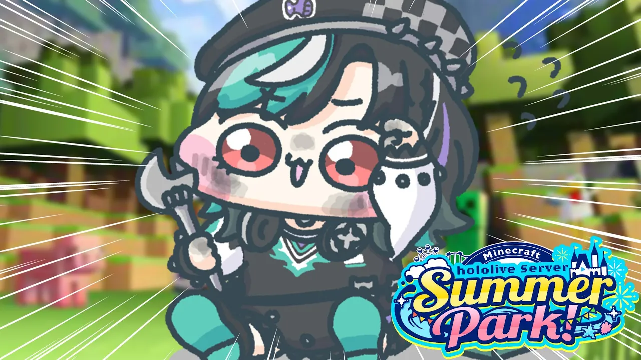 【Minecraft】＃ホロ鯖サマーパーク 突貫工事する！！！【#輪堂千速 / #hololivedev_is  #FLOWGLOW 】