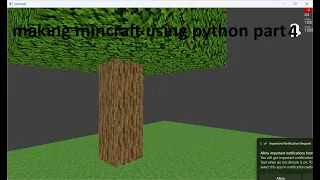 making minecraft using python part 4