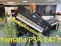 Yamaha PSR-E473 Keyboard Demo Features Reasons to buy Rimmers Music