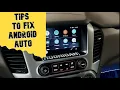 ANDROID AUTO NOT WORKING EASY FIX GMC INTELLILINK SYSTEM