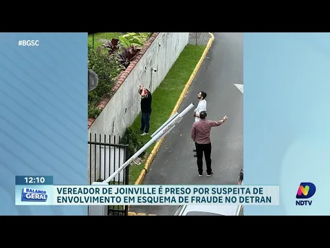 Corrupção desmascarada: vereador de Joinville é preso em investigação de fraude no Detran