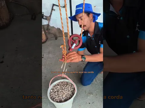 Como LEVANTAR MATERIAL na obra SEM FAZER FORÇA? 😱🪣