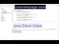 Java Clock Class