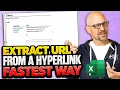 How To Extract URL From A Hyperlink In Excel - The Fastest Way Possible