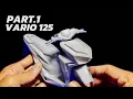How i make a miniature vario 125 motorbike from pvc.