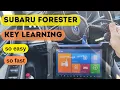 2019 Subaru Forester key fob programming by Autel IM608 How to program a new key for Subaru Forester