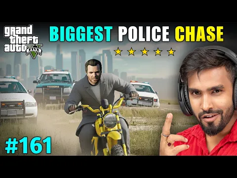 Video Thumbnail: BIGGEST POLICE CHASE IN THE CITY | GTA 5 GAMEPLAY #161