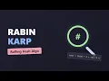 Rabin-Karp Algorithm Explained Rolling Hash Pattern Matching