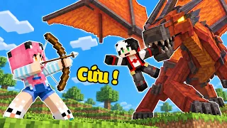 MỀU VÀ REDHOOD SINH TỒN MINECRAFT 100 NGÀY SIÊU KHÓ TẬP 8 | MỀU TÌM ĐẾN TẬN NHÀ ĐẠI BOSS RỒNG LỬA