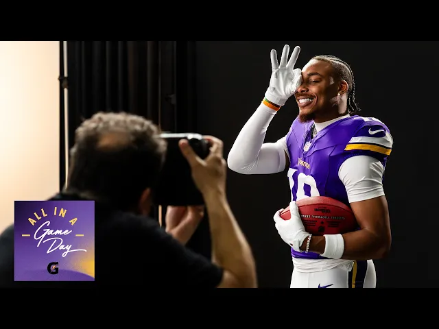 Video: Behind-the-Scenes of NFL Media Day with Minnesota Vikings