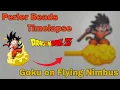 Perler Beads Timelapse Goku on Flying Nimbus - Dragon Ball Z Pixel Art