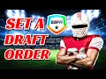 How to Set Draft Order in ESPN Fantasy Football Step-by-Step