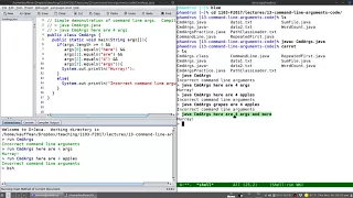 command line args