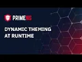 PrimeNG Dynamic Theming at Runtime