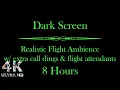 Download Lagu Black Screen Airplane White Noise Ambience | Flight Attendant, Extra Call Dings | Studying, Sleeping