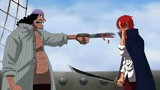 Shanks revela como Barba Negra cortou seu rosto em One Piece