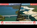 Lake Oroville reaches peak levels for the year