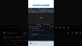 how to create a CSS dots loader CodeGenius Dev