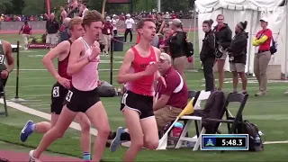 2018 WIAA State Track and Field - Division 1 Boys 3200m Run