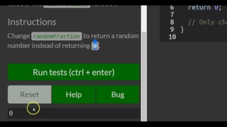 Generate Random Fractions with Javascript freeCodeCamp Basic Javascript
