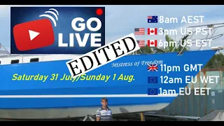 FIRST Live Stream EDITED Building my steel sailing yacht