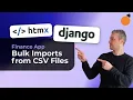Django HTMX - importing CSV files with django-import-export