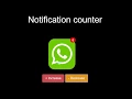 Notification Counter Using jQuery Bootstrap Very Easy Speed Code