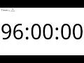 96 Hour Countup Timer