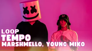 marshmello u0026 young miko tempo 1 hour loop