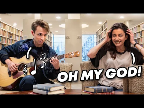 Download MP3 PRANK - PLAYING THE GUITAR IN LIBRARY part 2