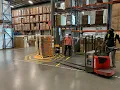 1200UL unloading with walkie rider