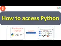 How to access Python in Development VM Programming Language Part 3 DataMaking Software DMS