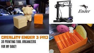 3D Printed Sandpaper Caddy! Organizing my boat with 3D printed Tool Storage!