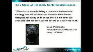 UE Systems Complimentary Webinar - The Seven Steps of RCM