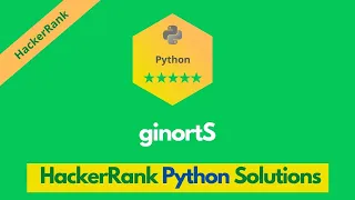 HackerRank ginortS problem solution in Python Python problems solutions Programmingoneonone