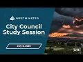 Westminster City Council Study Session July 6 2026